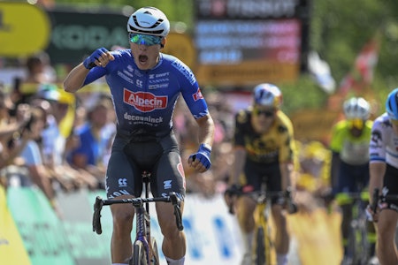 VANT: Jasper Philipsen gikk til topps i årets første massespurt i Tour de France. Foto: Cor Vos VANT: Jasper Philipsen gikk til topps i årets første massespurt i Tour de France. Foto: Cor Vos