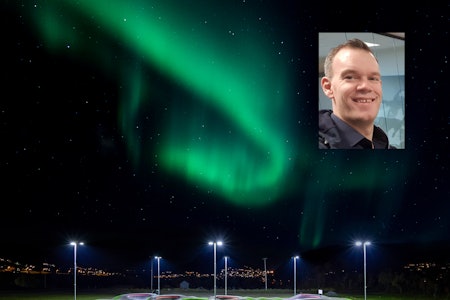 ÅRETS ANLEGG: Harstad Bikepark vant årets idrettsanlegg, prosjektleder for anlegget er svært fornøyd med kåringen. Foto: Tomas Rolland Harstad bikepark årets idrettsanlegg