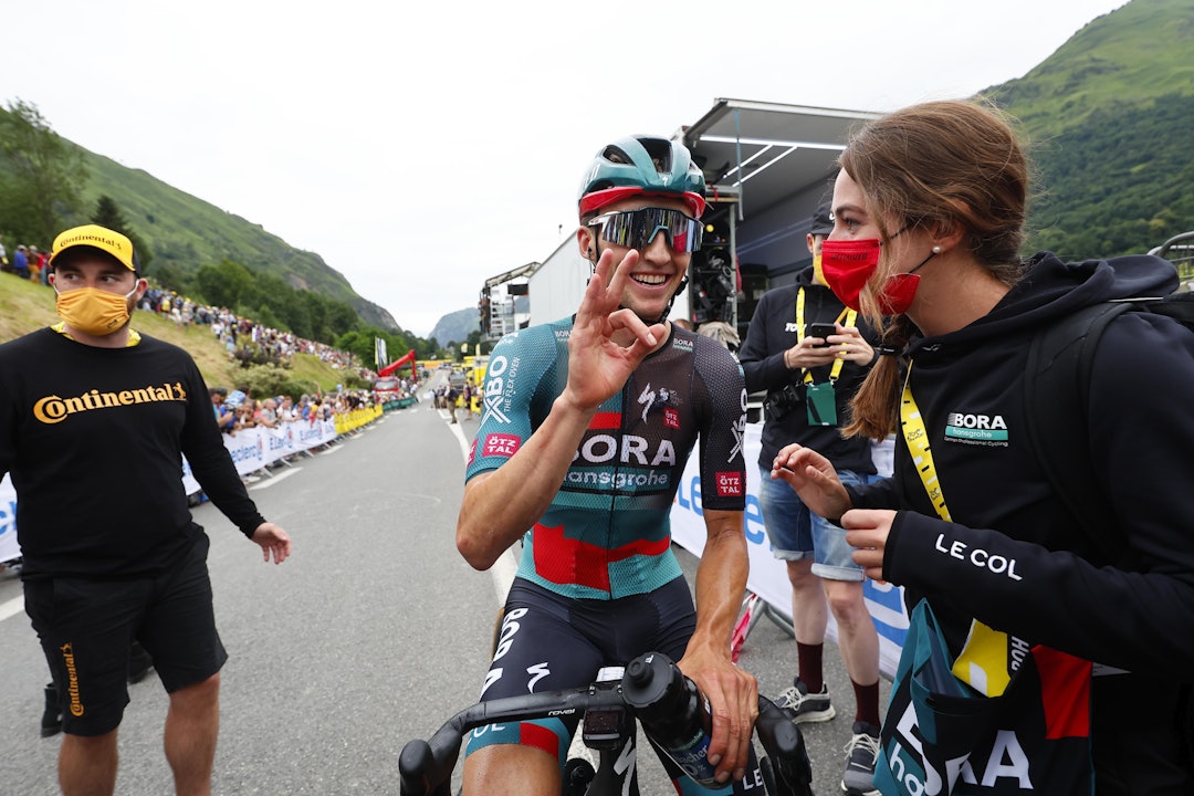 SEIER: Jai Hindley tok karrierens første etappeseier i Tour de France. Foto: Cor Vos SEIER: Jai Hindley tok karrierens første etappeseier i Tour de France. Foto: Cor Vos