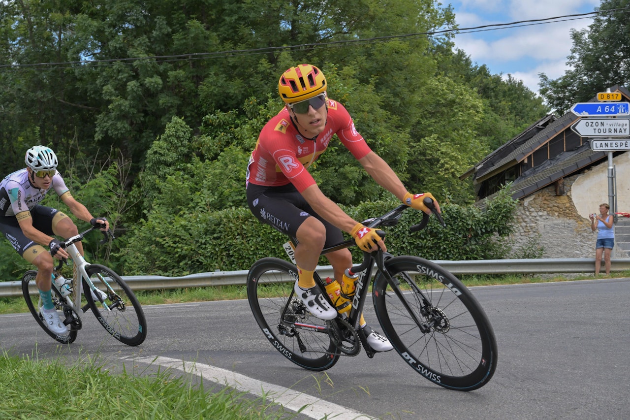 TREDJEPLASS: Tobias Halland Johannessen imponerte i Pyreneene. Foto: Cor Vos TREDJEPLASS: Tobias Halland Johannessen imponerte i Pyreneene. Foto: Cor Vos