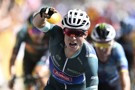 TRE PÅ RAPPEN: Jasper Philipsen har hatt en helt rå start på årets Tour de France. FOTO: Cor Vos