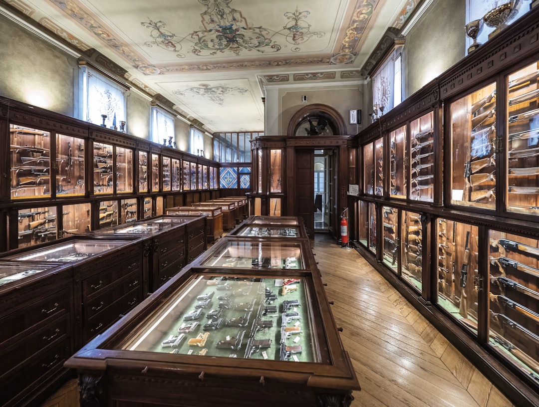 Beretta-museet med familiens egen private våpensamling inneholdt mye spennende! Beretta-museet med familiens egen private våpensamling inneholdt mye spennende!