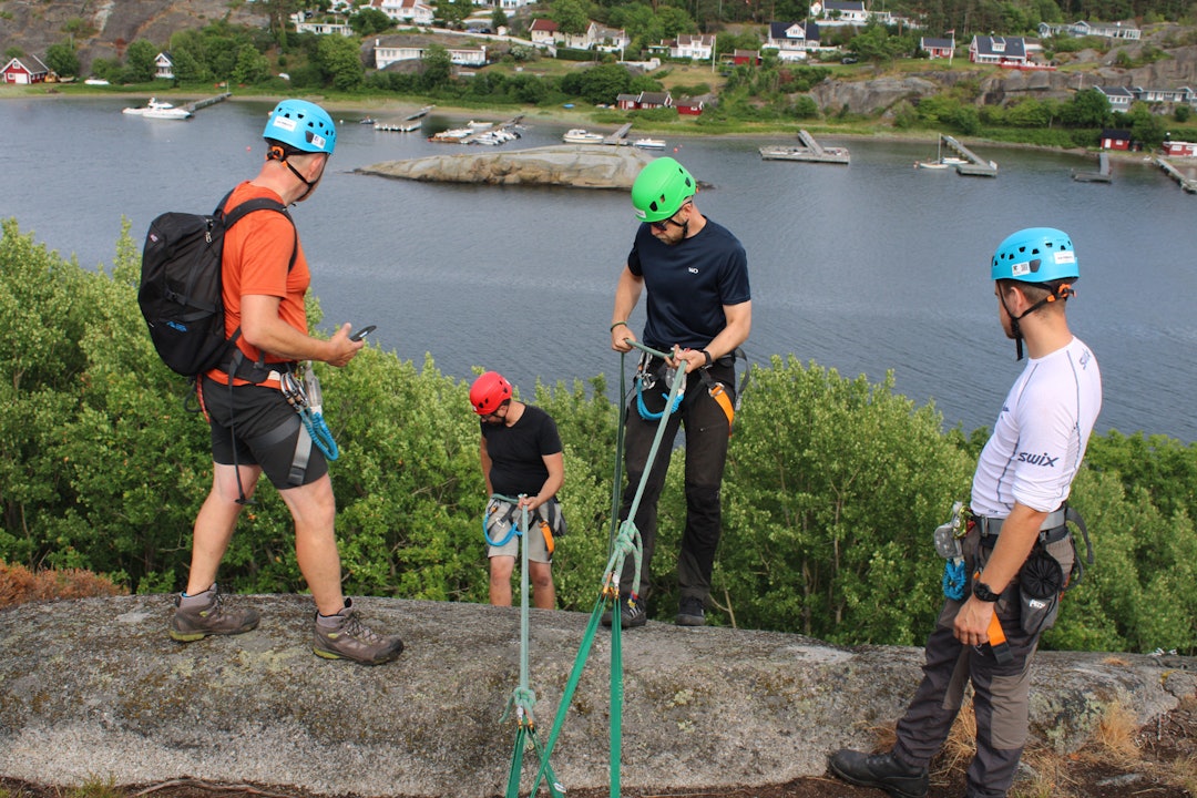 FELLESTUR: Samle en gjeng og opplev Via Ferrata Tjøme sammen! Foto: Gjendine Eidslott.