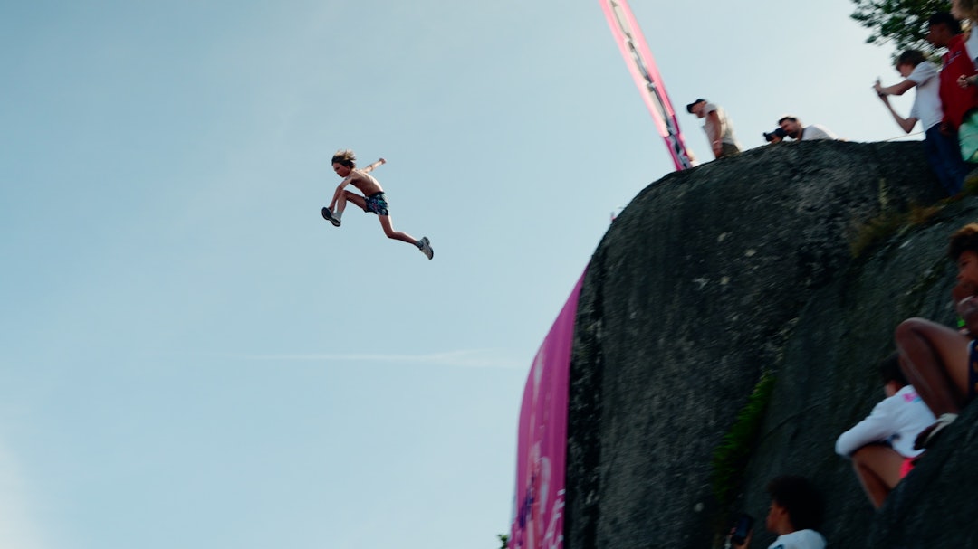 YOUNGGUN: 12 år gamle Sigve Bergan dødset seg inn til sin første pallplass i Døds World Tour. Foto: Marius Hansen Døds World Tour Sigve Bergan