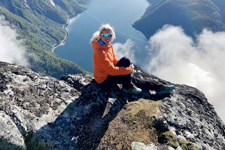 DRØMMESTED: Goksøyra sett fra toppen. Foto: Hege Forfot Goksøyra fra toppen