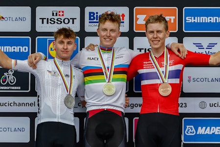 VM-BRONSE: Felix Ørn-Kristoff leverte i sitt aller første VM i juniorklassen. Foto: Cor Vos