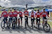 SJEKKET LØYPA: Det norske terrenglandslaget er klare for Sykkel-VM i Skottland. Sigurd Stubberud og Mads Koritov var ikke til stede da bildet ble tatt. FOTO: Norges Cykleforbund landlaget terreng vm skottland