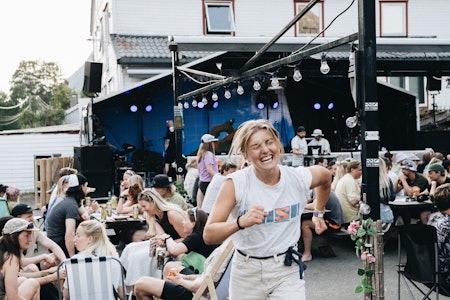 Marte i god kok på årets Strynefestival! Foto: Silje Kabbe