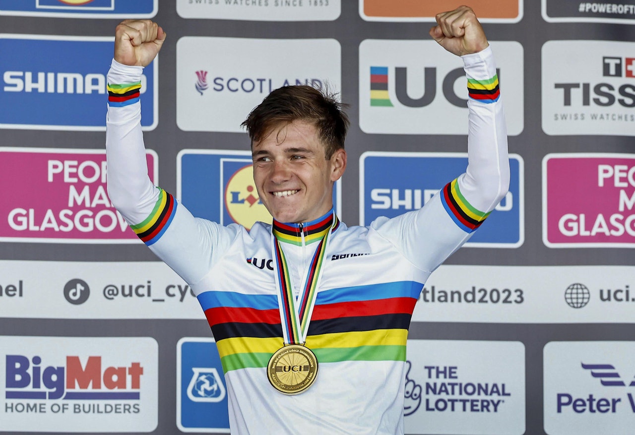 VERDENSMESTER: Remco Evenepoel sikret gullet på tempoen fredag. Foto: Cor Vos VERDENSMESTER: Remco Evenepoel sikret gullet på tempoen fredag. Foto: Cor Vos