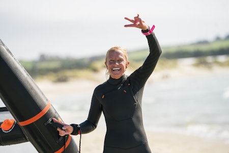 BLIDFIS: Kari Schibevaag har alltid en smil på lur. Foto: Pawel Buczek BLIDFIS: Kari Schibevaag har alltid en smil på lur. Foto: Pawel Buczek