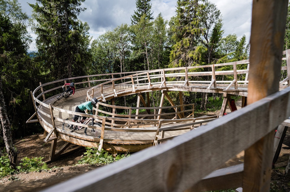 Stisykling Åre 360 gradersbroen