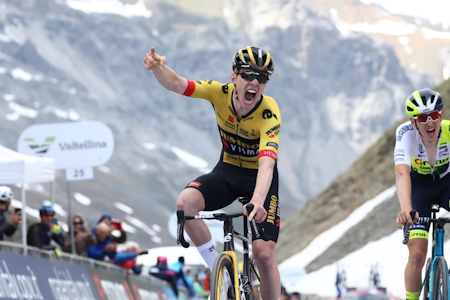 TO AV TRE I BOKS: I juni vant Johannes Staune-Mittet U23-utgaven av Giro d'Italia. Nå går han for å doble opp under Tour de l'Avenir. Foto: Giro d'Italia