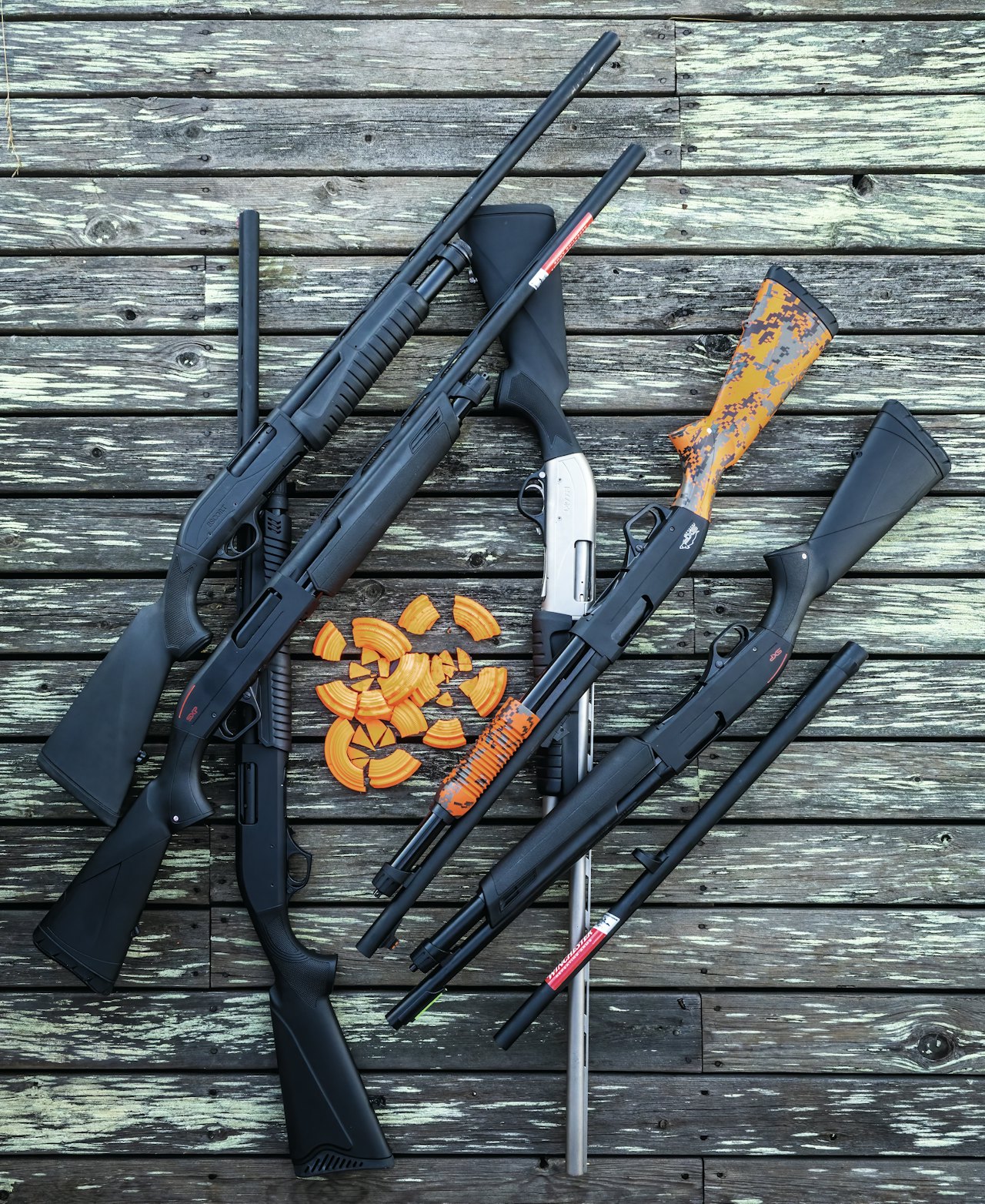 PUMPEHAGLER: Hatsan Escort Fieldhunter, Winchester SXP Black Shadow, Khan VP12, Hatsan Escort Marinehunter, Winchester SXP Tracker Blaze og Winchester SXP Slug & Field. pumpehagle test jakt jeger