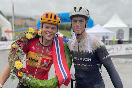 RASKEST: Ådne Holter stakk av med seieren. Eskil Evensen-Lie tok andreplass. Foto: Birken/Dorthe Bolstad Martinsen. Birken 2023