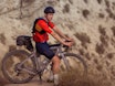 KLAR: Simen Nordahl Svendsen har de siste dagene forberedt seg til Badlands i Granada-området. Foto: Fara Cycling