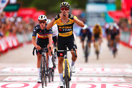 ETAPPESEIER: Primoz Roglic slo Remco Evenepoel i avslutningen. Foto: Cor Vos ETAPPESEIER: Primoz Roglic slo Remco Evenepoel i avslutningen. Foto: Cor Vos