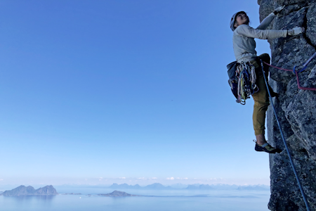 ØNSKJER VERN:– Det er på tide å fortelje politikarar kva vi er opptekne av, i staden for å ergre oss over at kontorrotter ikkje forstår verdien av rå natur, skriv kronikkforfattaren.Foto: Tuva Stavø, Storpillaren Sofie Fjellblome Nordvik Klatreinstruktør og klimaaktivist Foto: Tuva Stavø, Storpillaren