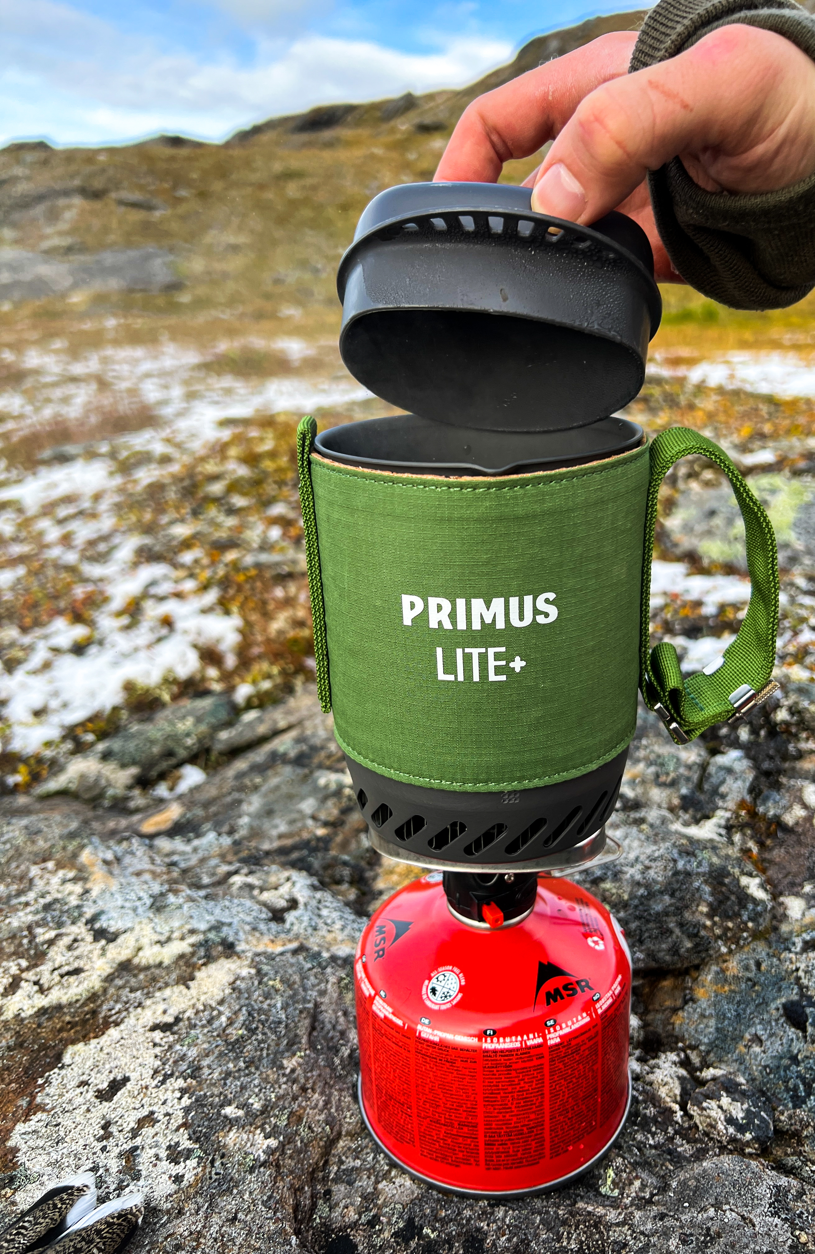 Kompakt: Primus Lite+ gjør jobben og tar også lite plass i sekken.