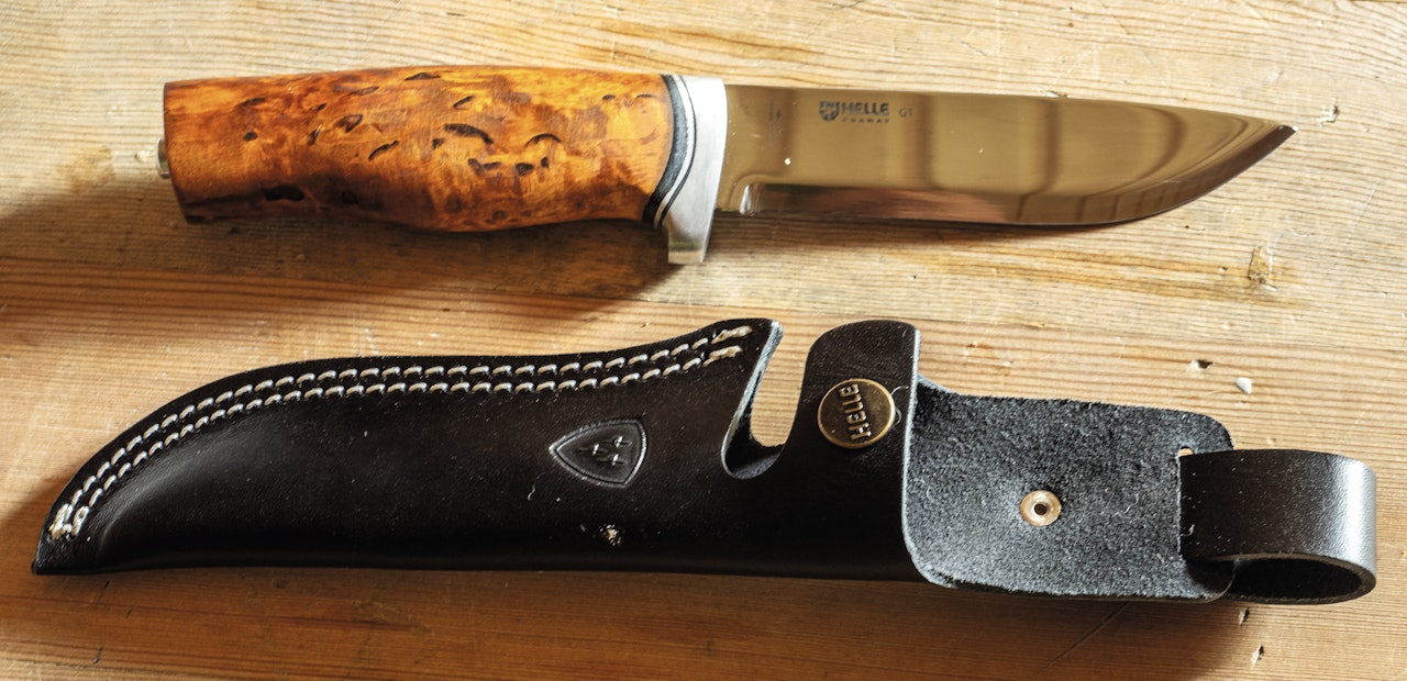 HELLE GT: Vakker kniv med fine linjer Helle GT jaktkniv test
