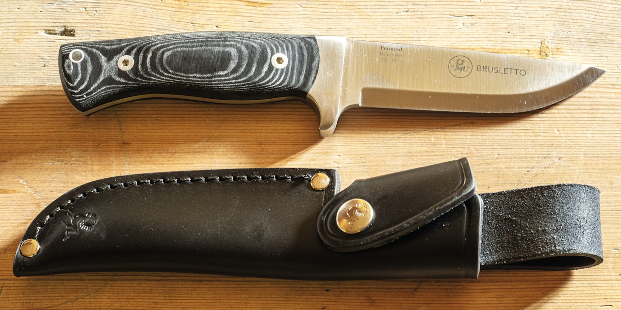 BRUSLETTO FEMUND: Tung jaktkniv med overbevisende førsteinntrykk Brusletto Femund