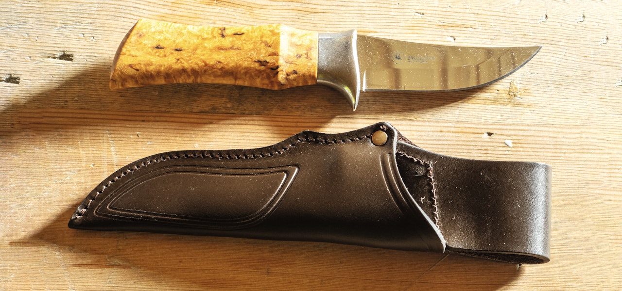 BRUSLETTO FALKEN: Jaktkniv med utradisjonelt utseende Brusletto Falken jaktkniv test