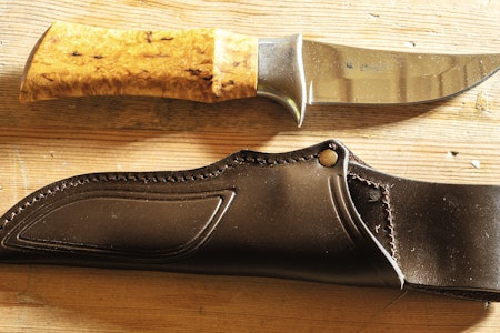 BRUSLETTO FALKEN: Jaktkniv med utradisjonelt utseende Brusletto Falken jaktkniv test