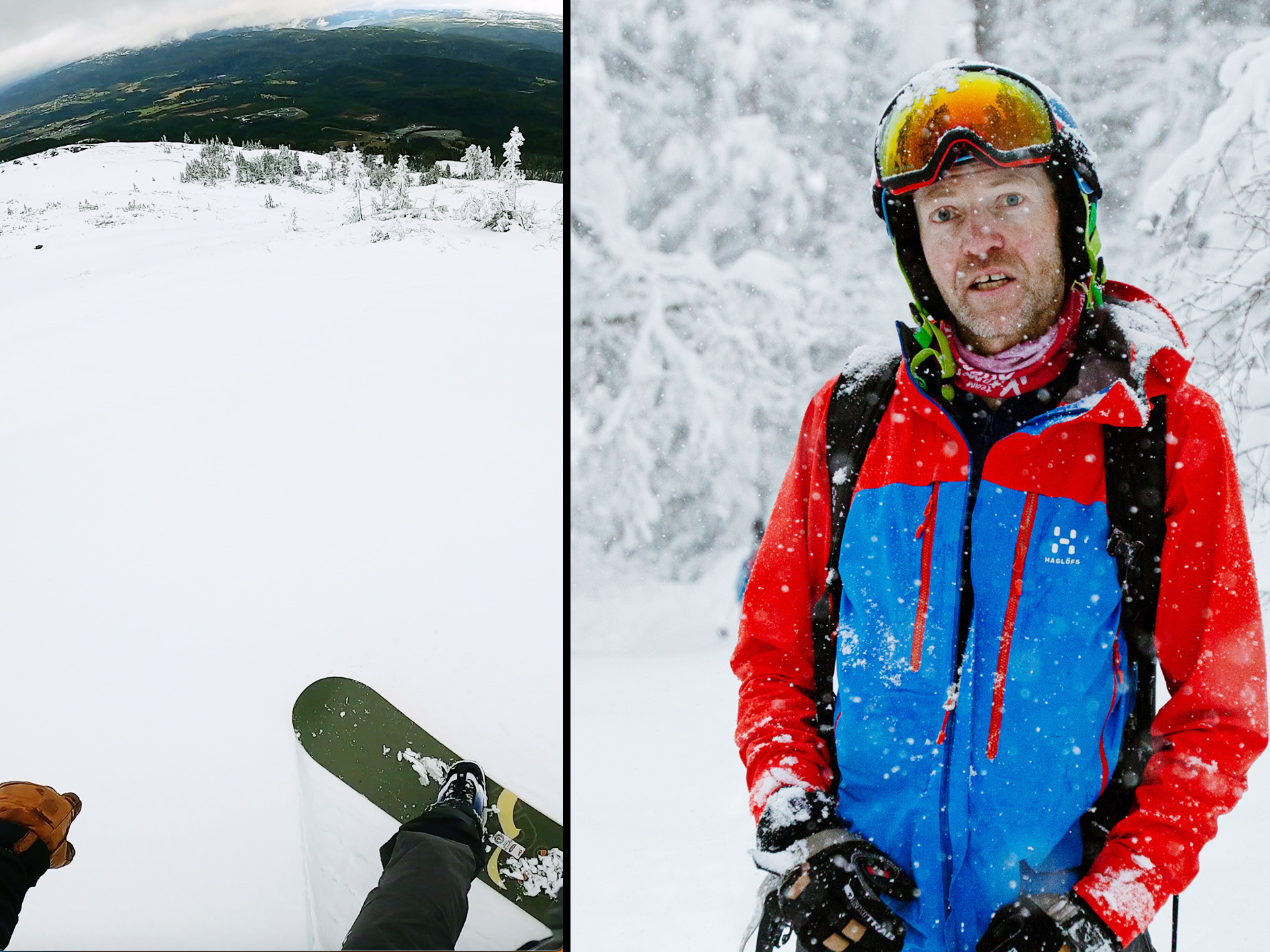 EN NESE FOR SNØ: Kommer det snø et sted i nærheten av Trondheim, så kan du være sikker på at Bård Smestad ikke er langt unna.