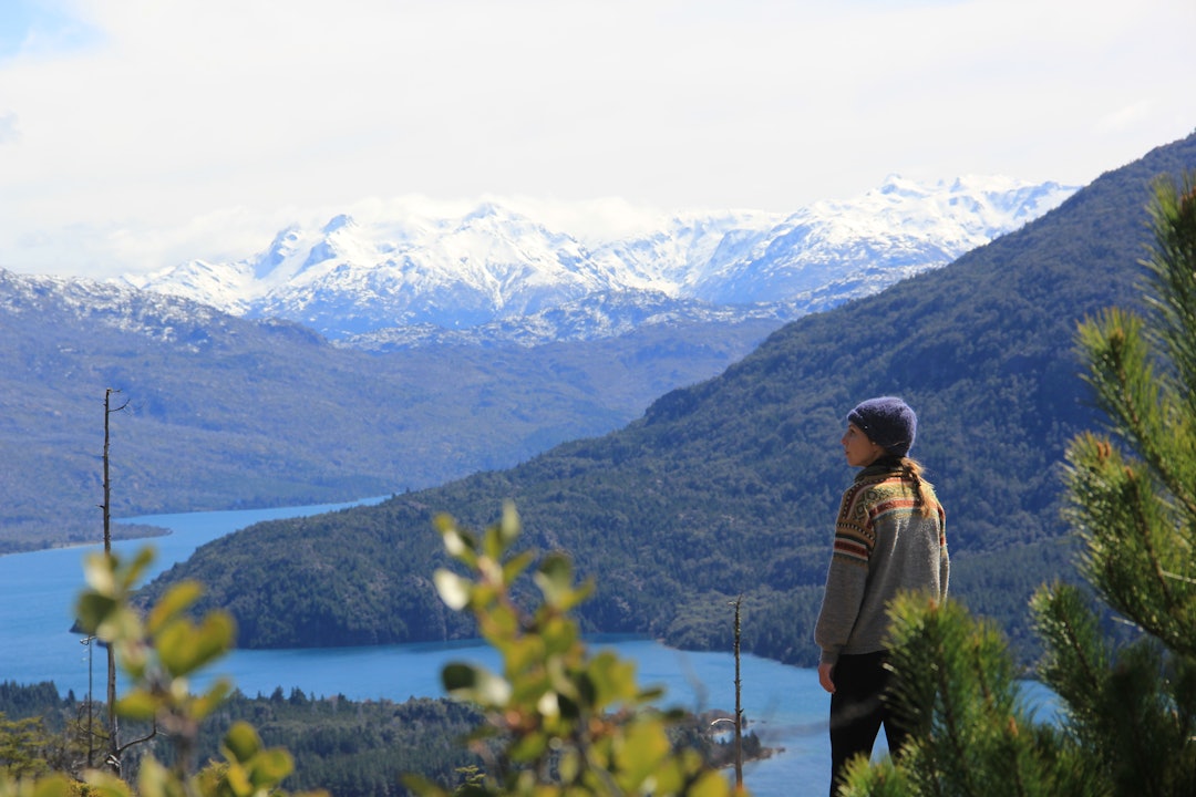 PATAGONIA: Med utsikt over Lago Epuyén, i de argentinske Andesfjellene nord i Patagonia. Foto: Kjell Harald Myrseth