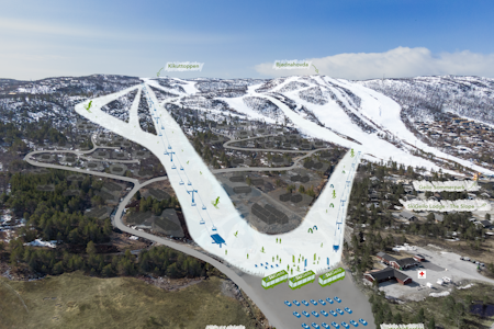 TO NYE HEISER: De nye heisene i Vestlia blir nødvendig når anlegget flytter hele baseområdet lenger sørover i dalen. Ill: SkiGeilo TO NYE HEISER: De nye heisene i Vestlia blir nødvendig når anlegget flytter hele baseområdet lenger sørover i dalen. Ill: SkiGeilo