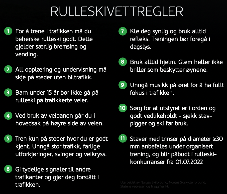 rulleskivettregler rulleskivettregler