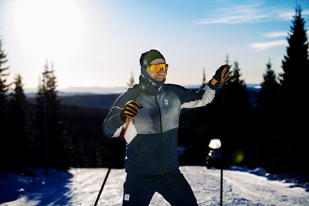 Øystein «Pølsa» Pettersen bor på Lillehammer, som ofte kan glede seg over tidlig snø og lang vinter. Foto: Line Møller/VG øystein pølsa pettersen