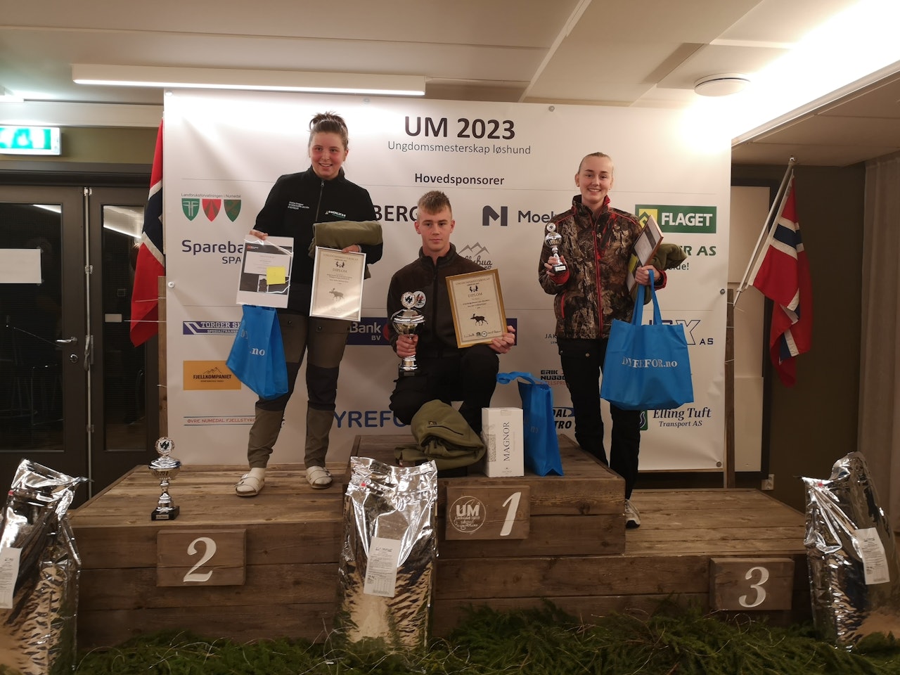 UM i Løshund 2023. Foto: Elin Elg Troen um løshund 2023