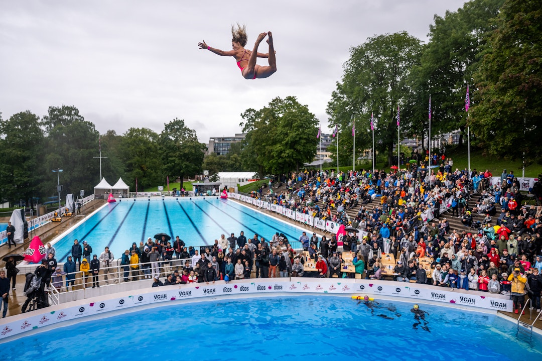 FROGNERBADET: – Målet er å få døds til å bli like stort som Snowboard og Skateboard - og vi er godt på vei, sier Rigault. Foto: Dødseforbundet FROGNERBADET: – Målet er å få døds til å bli like stort som Snowboard og Skateboard - og vi er godt på vei, sier Rigault. Foto: Dødseforbundet