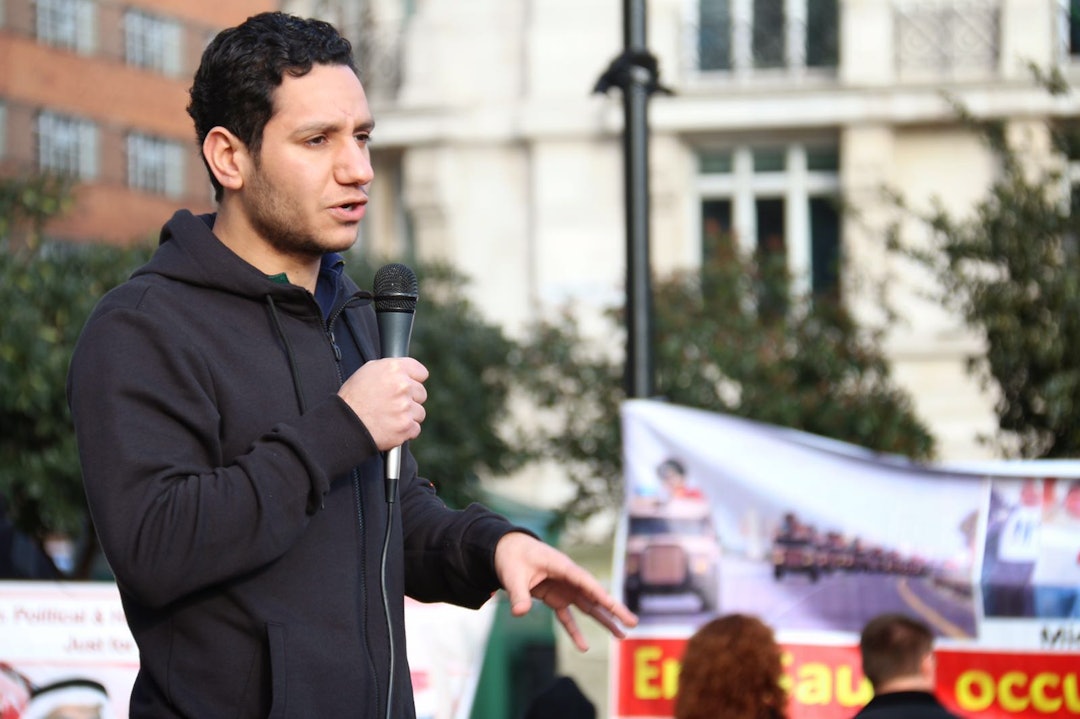 STATSLØS: Sayed Ahmed Alwadaei har viet sitt liv til kampen for å hjelpe politiske fanger i hjemlandet. Det har kostet både ham og familien svært mye underveis. Foto: Moosa Mohammed