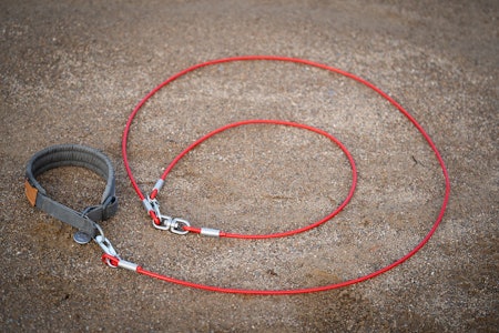 OPPSTALLINGSWIRE: Oppstallingswire til 1 hund fra Risheim Hundeutstyr oppstallingswire risheim hundeutstyr test