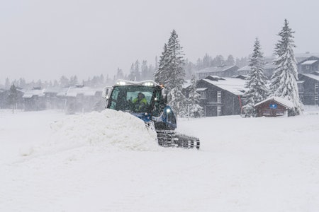 FULL VINTER: Slik så det ut på Norefjell denne mandagen. Foto: Norefjell FULL VINTER: Slik så det ut på Norefjell denne mandagen. Foto: Norefjell