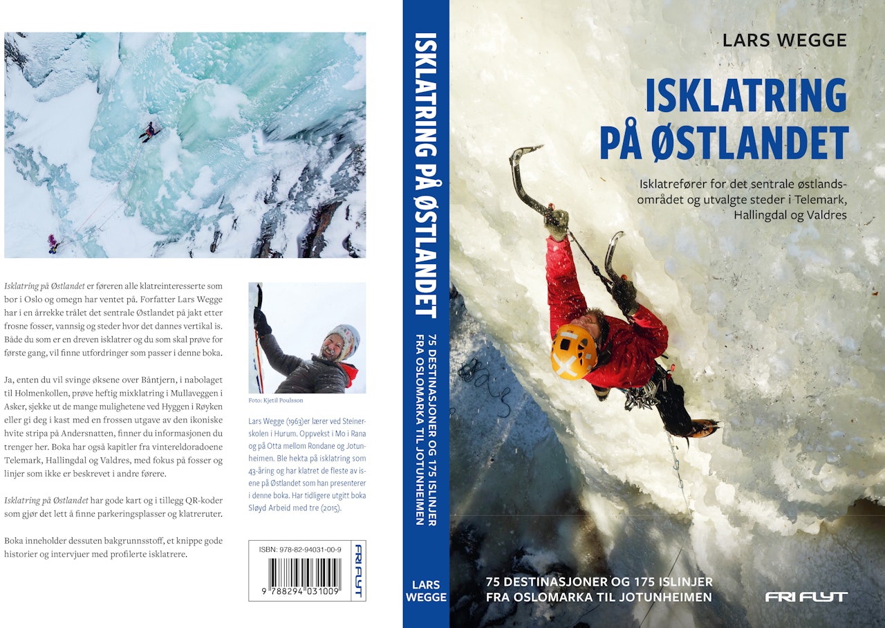 NY BOK: Tidenes første isklatrefører for Østlandet er ute. NY BOK: Tidenes første isklatrefører for Østlandet er ute.