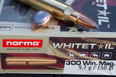Norma Whitetail: Norma Alaska med nytt navn Norma Whitetail rifleammunisjon test