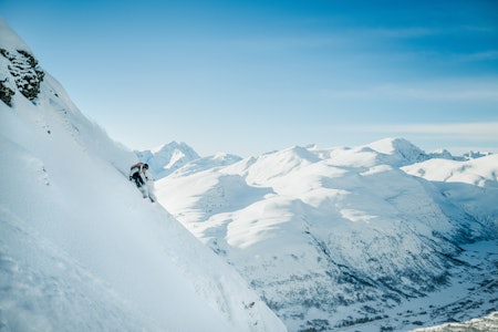 TESTING I VILLE OMGIVELSER: Ida Hilde Gunleiksrud under skitesten for 2023 - 2024 på Strandafjellet. Foto: Vegard Breie TESTING I VILLE OMGIVELSER: Ida Hilde Gunleiksrud under skitesten for 2023 - 2024 på Strandafjellet. Foto: Vegard Breie