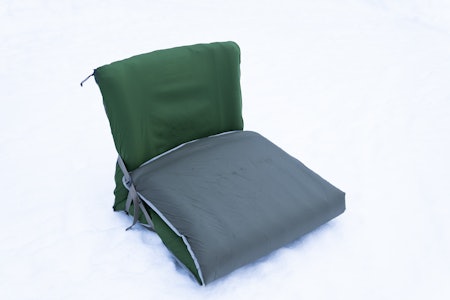 EXPED CHAIRKIT: Liggeunderlaget Exped Chairkit kan gjøres om til en stol exped chairkit liggeunderlag stol test jeger