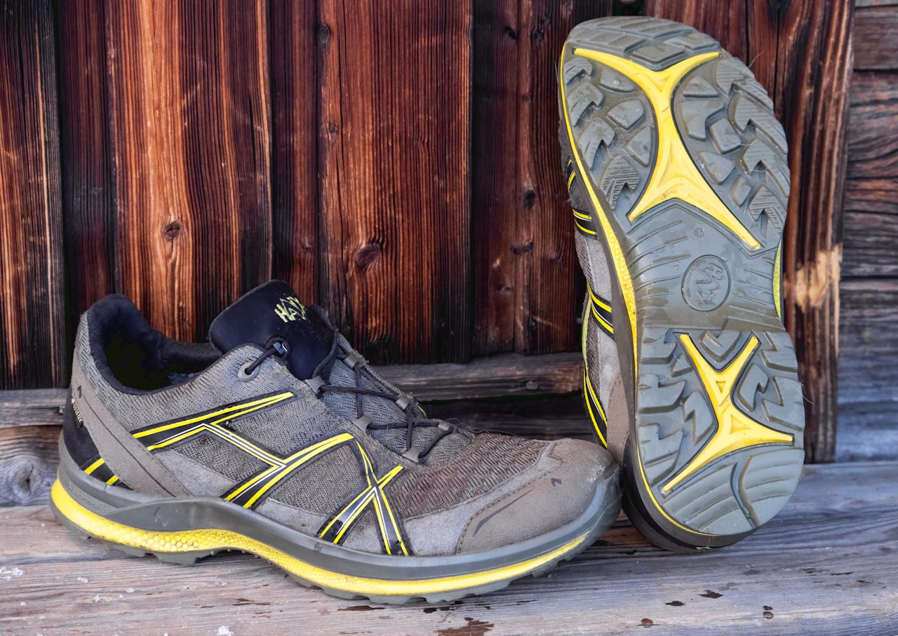 KOMFORTABEL RÅTASS: Haix Black Eagle Adventure Low 2.2 GTX er en solid og komfortabel sko for deg som vil ha en sko som liker seg like godt i terrenget som på fortauet haix black eagle adventure jaktsko test jeger