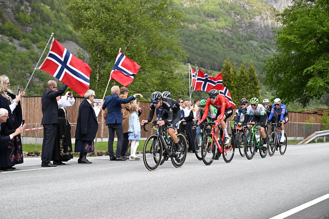 LANDEVEIS-RØED: Under flere av etappene under Tour of Norway fikk 26 år gamle Torbjørn André Røed vist seg fram på landeveissykkelen. FOTO: Cor Vos