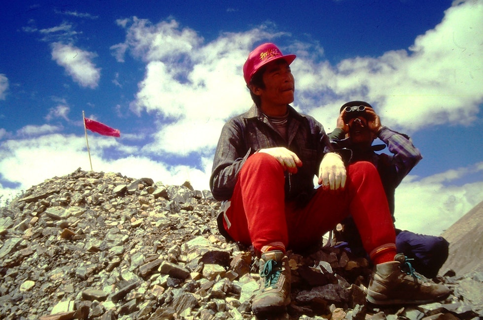 Mingma Norbu Sherpa fotografert sittende.
