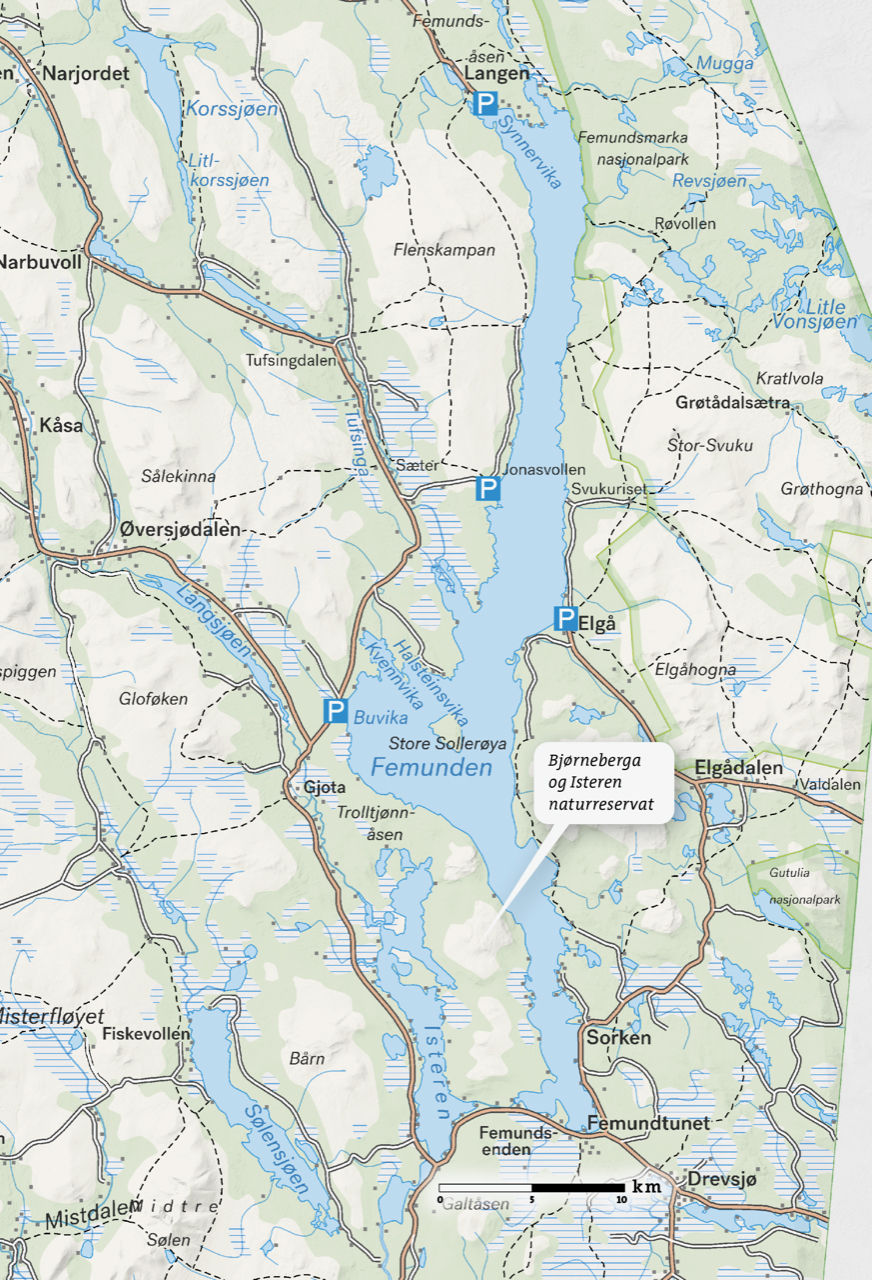 femunden kart turskøyter