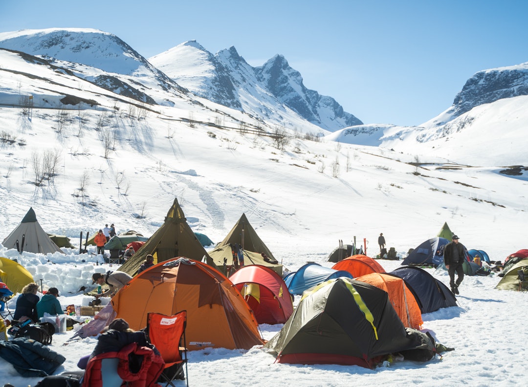 Camplivet på High Camp Turtagrø. Foto Brynjar Tvedt Camplivet på High Camp Turtagrø. Foto Brynjar Tvedt