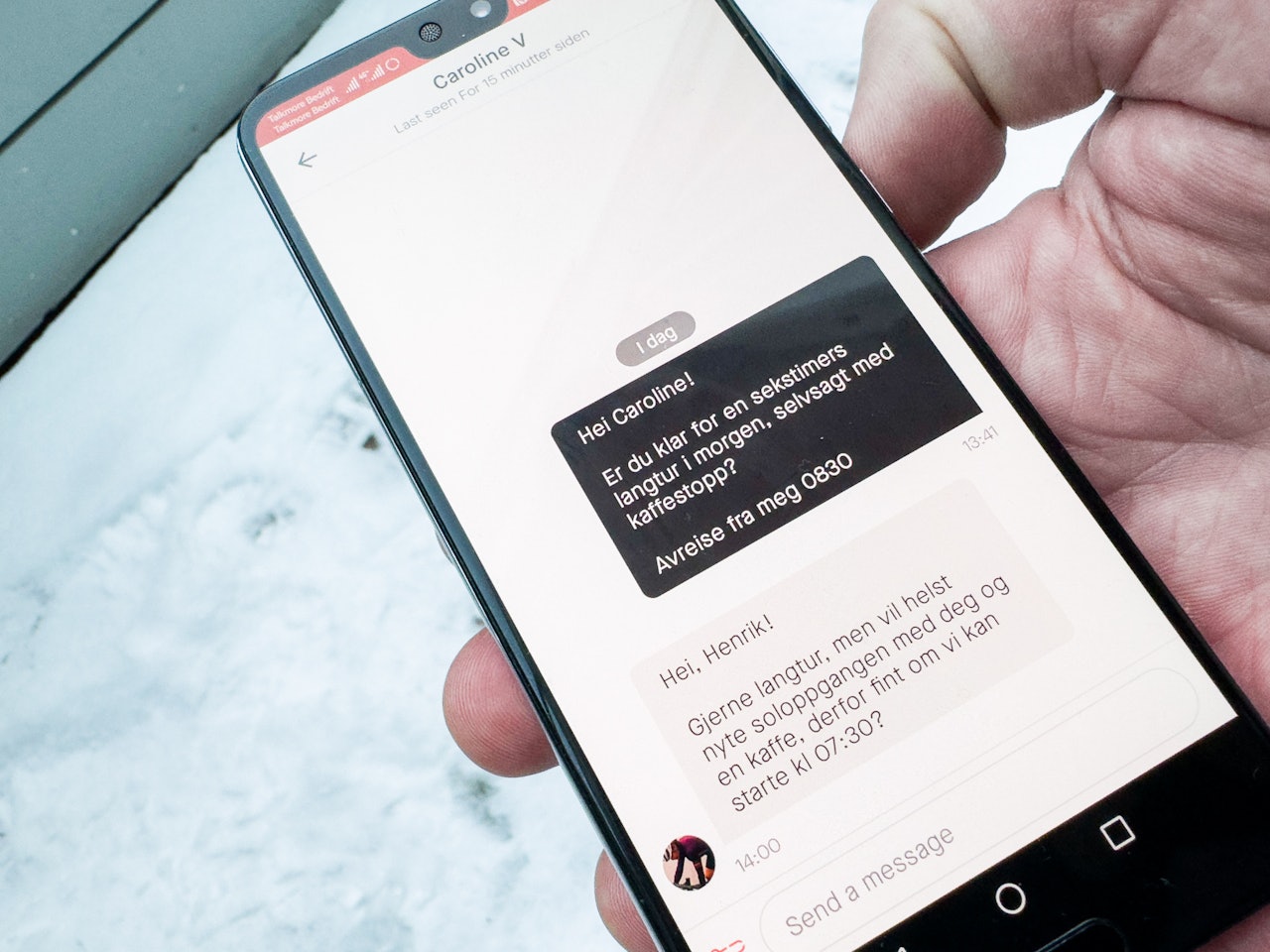 SLIDE INN I DM-EN: Nå kan du for eksempel invitere med noen på tur via Strava. Foto: Henrik Alpers SLIDE INN I DM-EN: Nå kan du for eksempel invitere med noen på tur via Strava. Foto: Henrik Alpers