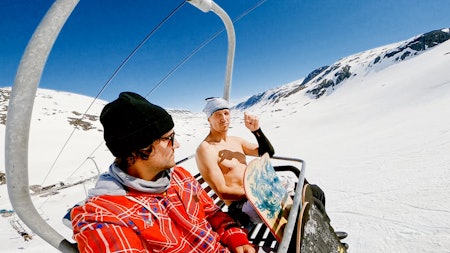 LEO OG TERJE: Leo Cittadella og Terje Haakonsen tar over importen av Hovland Snowskates.