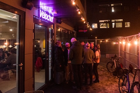 SISTE SIGG: Planene var store for sykkelrestauranten. Nå legges den i stedet ned. Foto: Henrik Alpers.