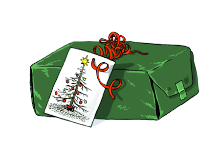 VERN I GAVE: Barth-Eide sa at 'avtalen' om å verne 30% av verdens natur var en gave til verdens barn. Men hva fikk de egentlig? Illustrasjon: Didrik Magnus-Andesen VERN I GAVE: Barth-Eide sa at 'avtalen' om å verne 30% av verdens natur var en gave til verdens barn. Men hva fikk de egentlig? Illustrasjon: Didrik Magnus-Andesen