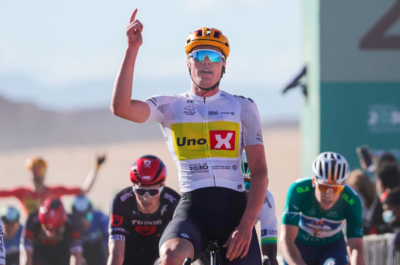 VANT: Søren Wærenskjold var overlegen på den andre etappen av AlUla Tour. Foto: Cor Vos VANT: Søren Wærenskjold var overlegen på den andre etappen av AlUla Tour. Foto: Cor Vos